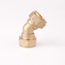 45 Degree Elbow Compression Brass