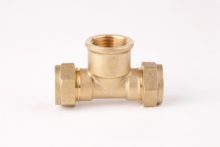 Female Tee Brass